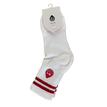 Load image into Gallery viewer, RUMBLE X MOVE ACTIVE SOCKS - WHT/RED
